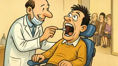Banc: Dentistul: Urlă tare, te rog!
