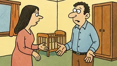 Banc: Iubire, dă-mi-l pe bebe puțin