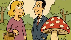 Banc: Asemănarea dintre bărbați și ciuperci?