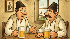 Banc: Doi ardeleni la birtul satului