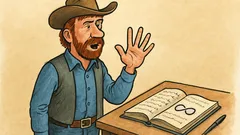 Banc: Chuck Norris a numărat până la infinit...