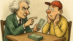 Banc: Un geniu și un idiot pariază