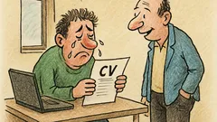 Banc: Doi prieteni discută despre CV