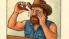 Banc: Chuck Norris pune sos în ochi