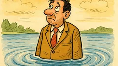 Banc: Ce-i când un bărbat în apă?