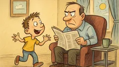 Banc: Băiatul: „Tată, am luat zece!”