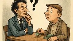 Banc: Un geniu mândru face un pariu