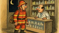 Banc: Vine polițistul acasă, pe întuneric