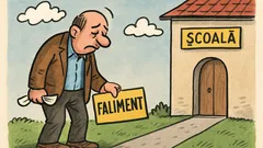 Banc: Mergi la școală, altfel faliment!