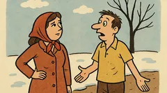 Banc: Ai promis că mă iei iarna...