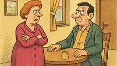 Banc: Soția îi zice soțului: „Dacă...”