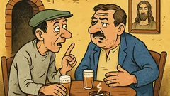 Banc: Doi vasluieni filosofau la cârciumă