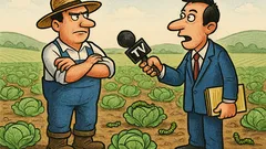 Banc: Un inginer agronom se plânge la TV