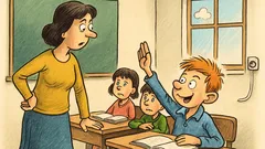 Banc: Învățătoarea întreabă: de unde vine curentul?